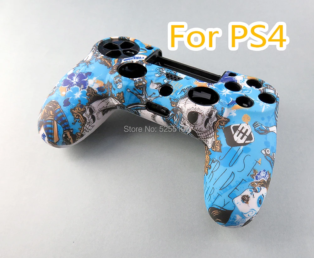 2 uds para PS4 Pro Gamepad delgado funda de goma de Gel de silicona suave para SONY Playstation 4 PS4 funda protectora para controlador