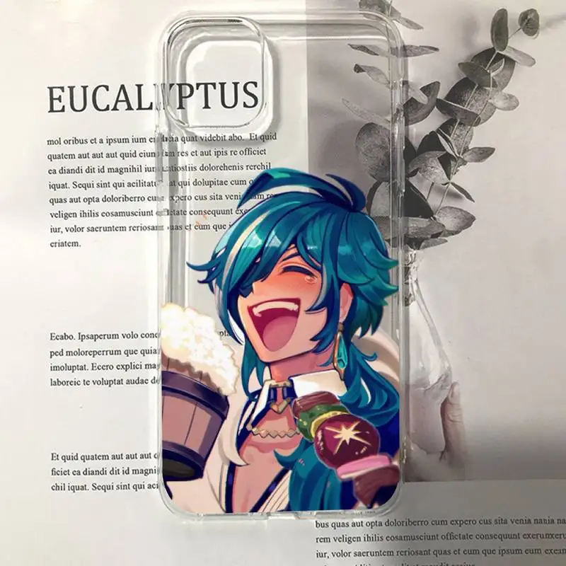 Funda de impacto Kaeya Genshin para iPhone, 11, 12, 13, mini pro, XS MAX, 8, 7, 6, 6S Plus, X, 5S, SE, 2020, XR - imagen 5