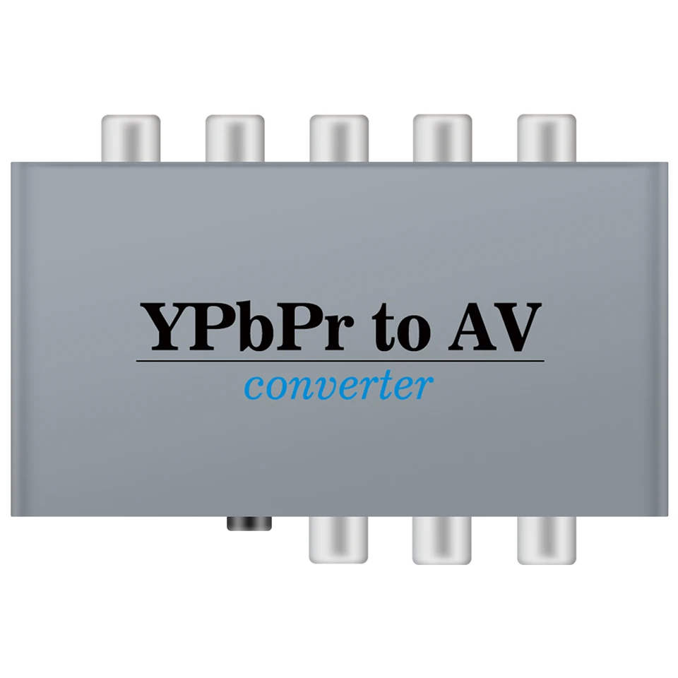 YPbPr-Convertidor de componentes a CVBS, dispositivo de 5 RCA a 3 RCA, compatible con conversión de Audio y vídeo de 1080P, TV de 1080P - imagen 3
