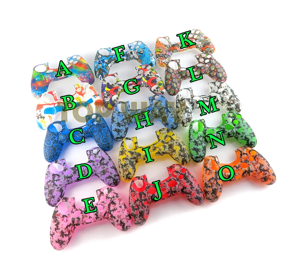 Funda de goma de Gel de silicona suave para mando de SONY Playstation PS4, protección de la piel para mando de PS4 Pro Slim - imagen 3