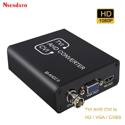 Convertidor de Señal HDMI/VGA/CVBS para CCTV - NTSC/PAL y 720p/1080p