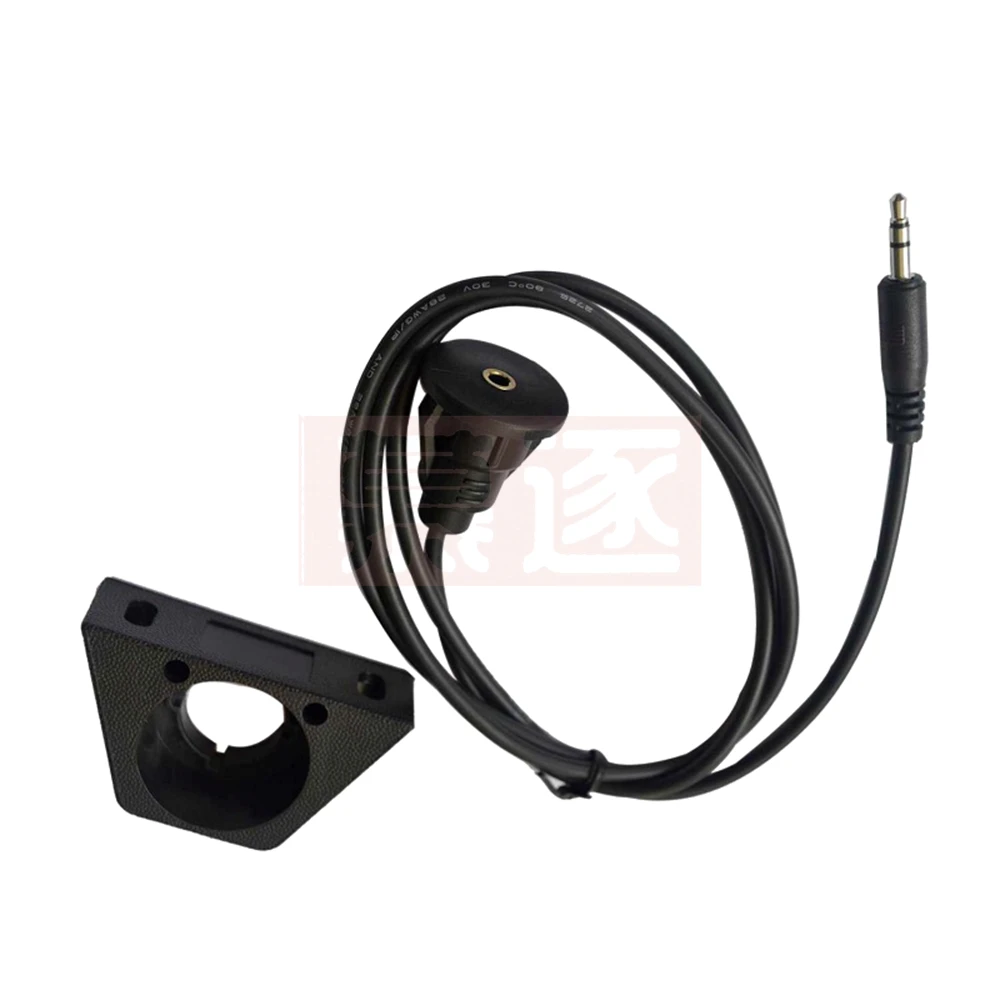 Cable de panel de instrumentos para automóvil y motocicleta, extensión de auriculares de 3,5mm con soporte, cable impermeable de audio de 1/2m - imagen 5
