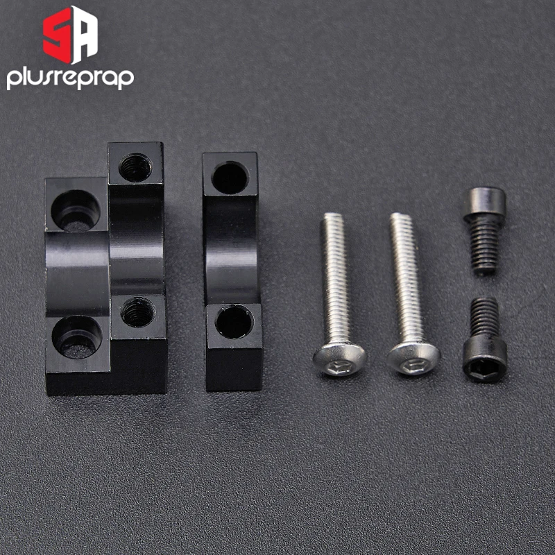 Soporte de aluminio V6 a CR10 J-head Hotend, cabezal de impresión volcán V6, bloque fijo de montaje para piezas de impresora de la serie Ender-3 CR-10 - imagen 3