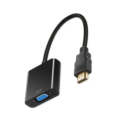 Adaptador HDMI VGA 1080P con Audio para PS4, PC y TV