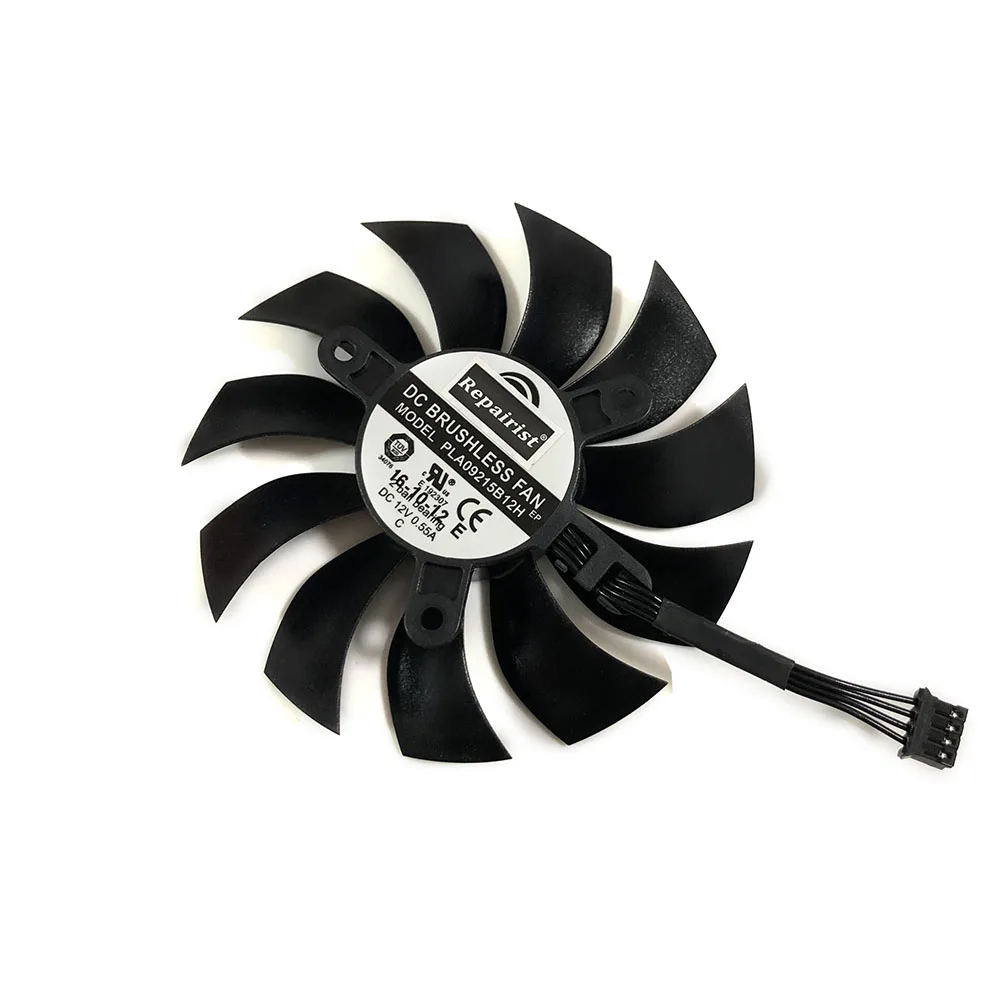 90 mm (85 MM), PLA09215B12H, ventilador para tarjeta gráfica VGA de 4 pines, refrigeración de tarjetas de vídeo, para EVGA GTX1060 GTX 1060 SC ACX - imagen 2