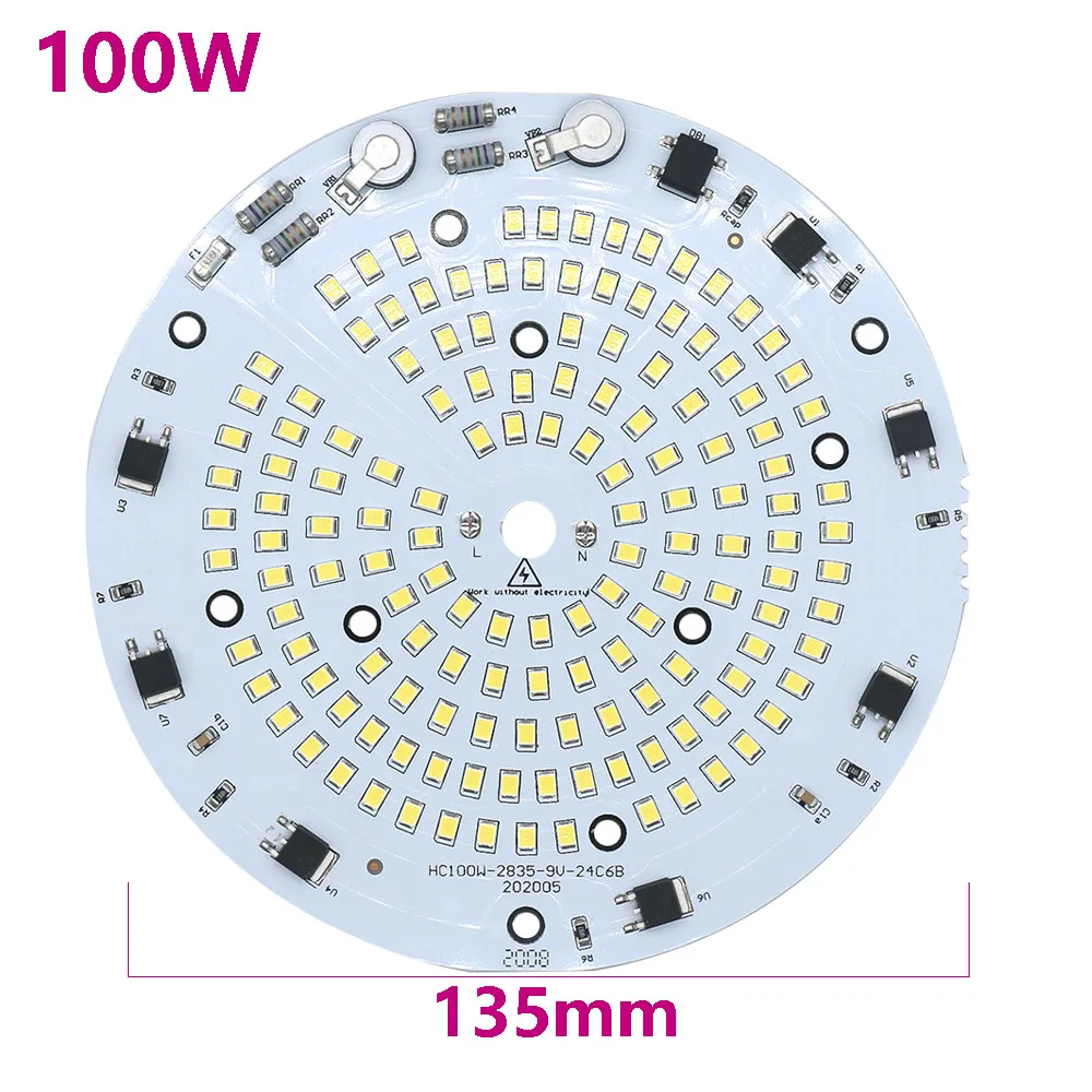 Chips LED Cob 220V, potencia completa 200W 50W, sin necesidad de controlador, fuente de luz, placa de fuente de luz, lámparas Led lineales alrededor de Coldwhite - imagen 2