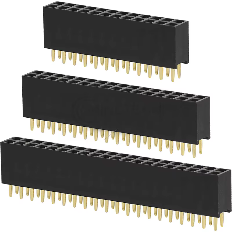 Conector PCB Doble Fila Hembra 2,54mm 40 Pines - imagen 2