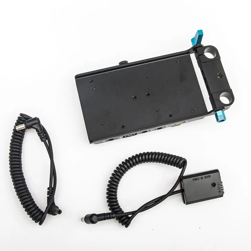 Adaptador de placa de batería de placa de montaje FOTGA V con cable NP-FW50 para cámara DSLR Sony D-Tap - imagen 2