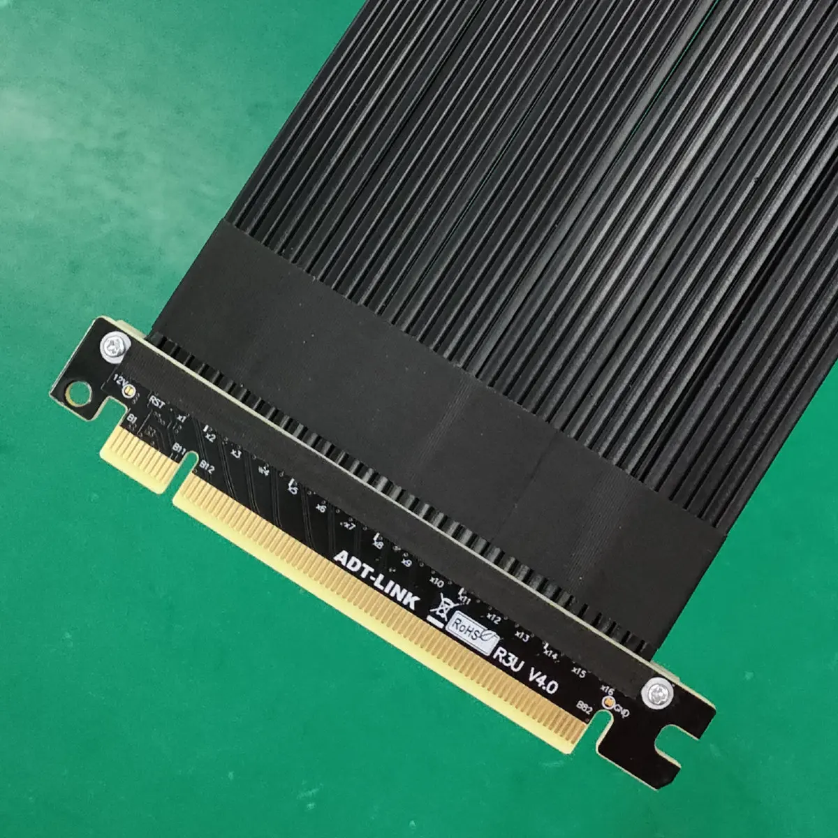 ADT nuevo Cable de extensión de tarjeta gráfica PCI-E 3,0 X16 ETH Mining chasis vertical Compatible con RTX3090 RX6800XT PCIe 16 - imagen 4