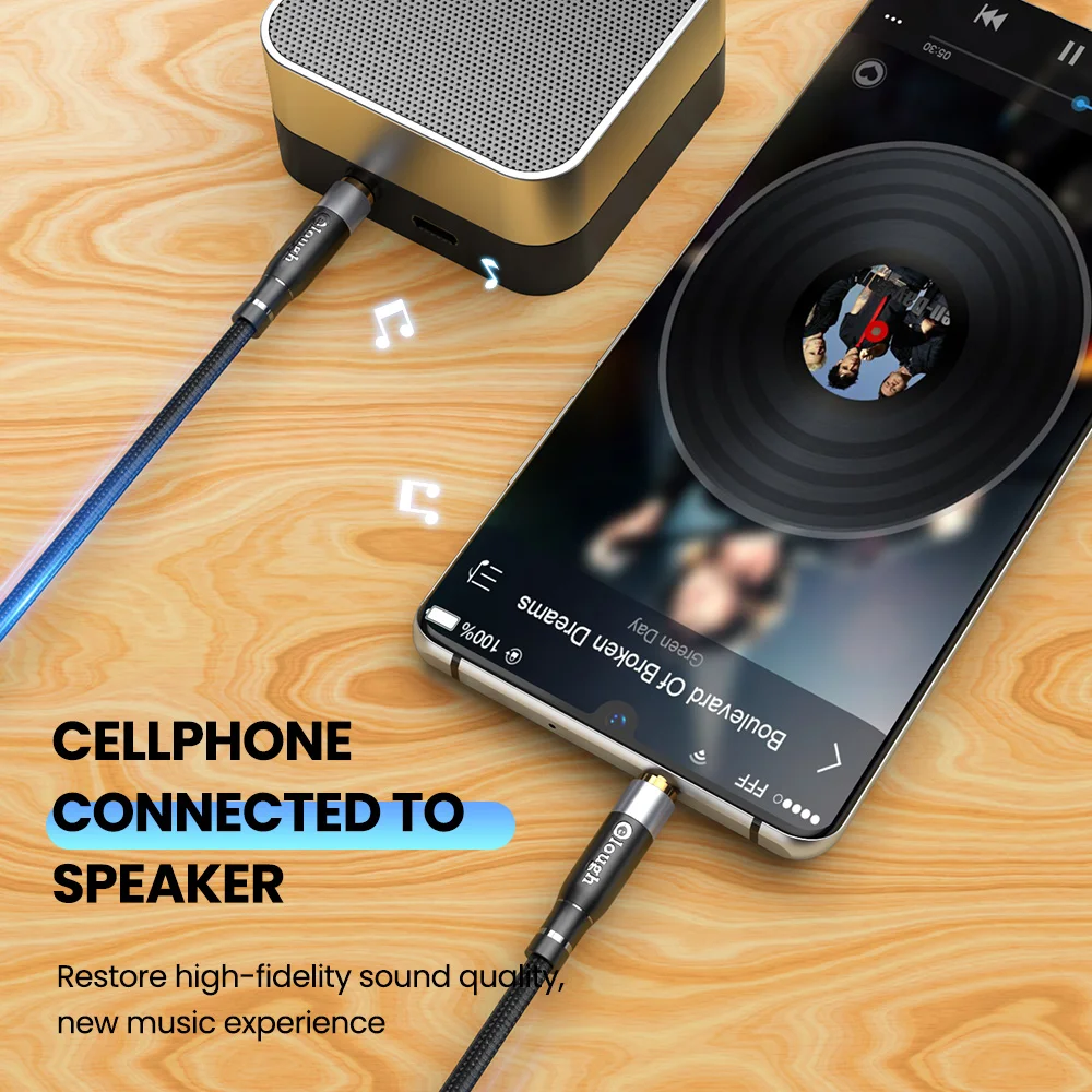 Elough Cable Jack 3.5mm Macho-Hembra para iPhone y Auriculares - imagen 4
