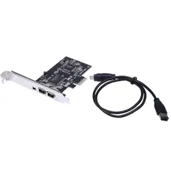 Tarjeta PCIe FireWire 800 con Puertos IEEE 1394 para Windows