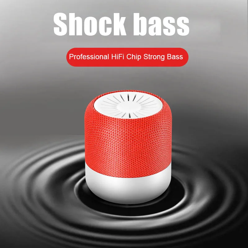 Mini altavoz de alta calidad con Bluetooth, reproductor de música portátil inalámbrico con TWS, columna de sonido para exteriores, Subwoof, Supergraves - imagen 5