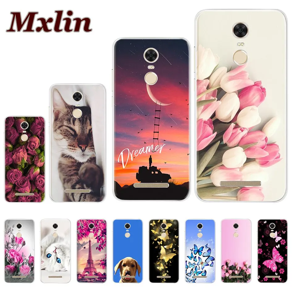 Fundas para Xiaomi Redmi Note 3 Pro de 150MM, carcasa trasera suave de TPU a prueba de golpes para Xiaomi Redmi Note 3 Pro, funda parachoques con flores