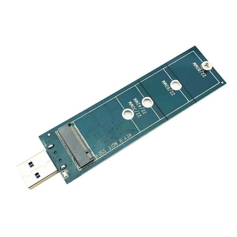 Adaptador de SSD M2 a USB 3,0, convertidor elevador para 2230, 2242, 2260, 2280, B + M, NGFF, M.2, SATA, novedad - imagen 2