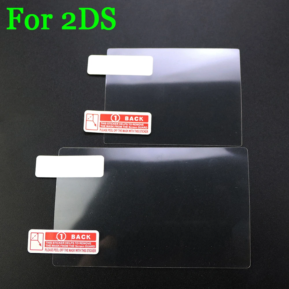 YUXI-Película protectora de plástico transparente para 2DS, 3DS, XL, LL, New 3DS, XL, NDSL Switch Lite - imagen 2