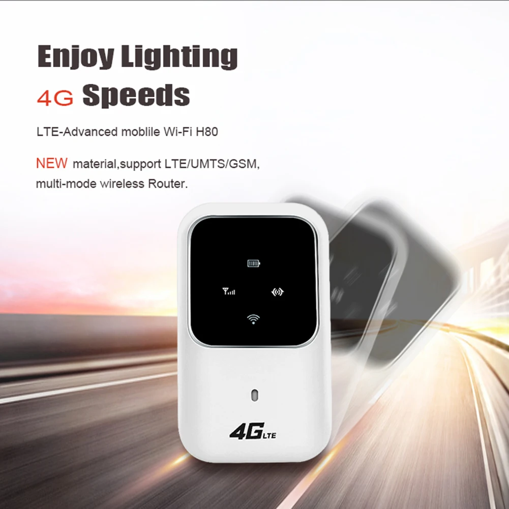 Enrutador inalámbrico 4G LTE para coche, red de banda ancha móvil portátil, de bolsillo, 2,4G, punto de acceso de 100Mbps, SIM, módem WiFi desbloqueado - imagen 3