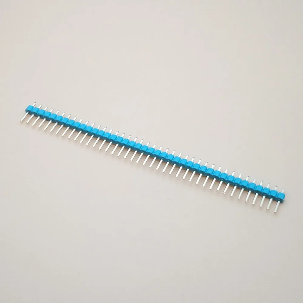 Cabezal Pin Macho 40 Pines 2.54mm – Chapado Oro Un Fila - imagen 2