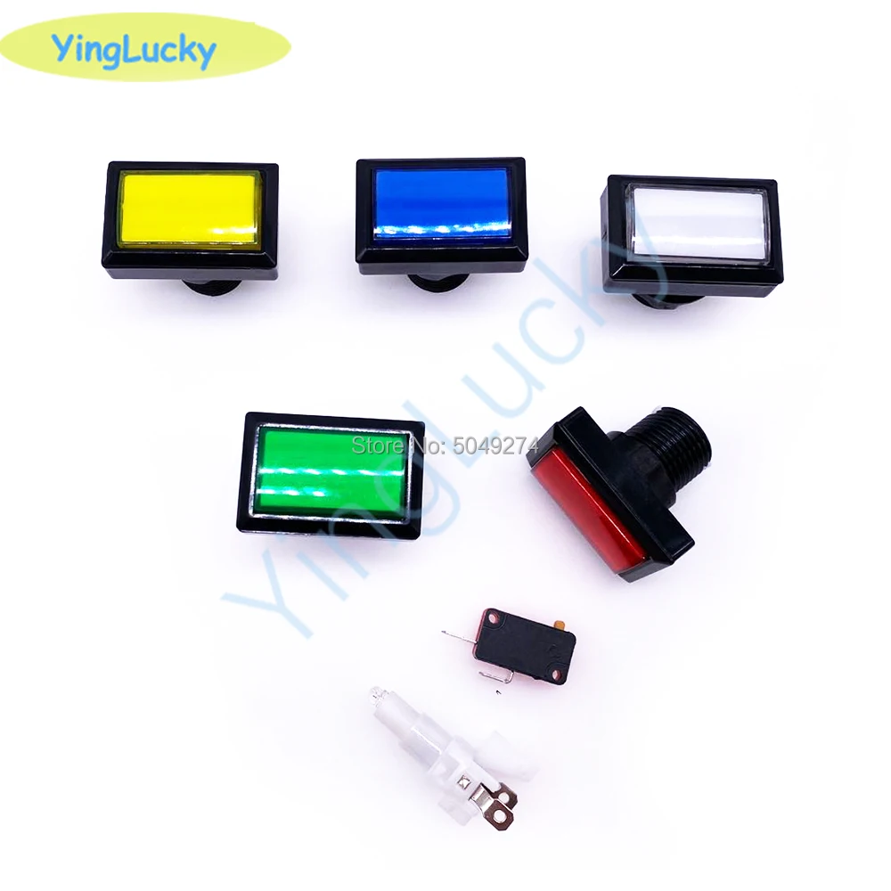 Botón Arcade LED RGB 12V – Múltiples Formas