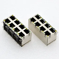 Keystone Jack RJ45 Cat6A LED – Conector Ethernet Blindado