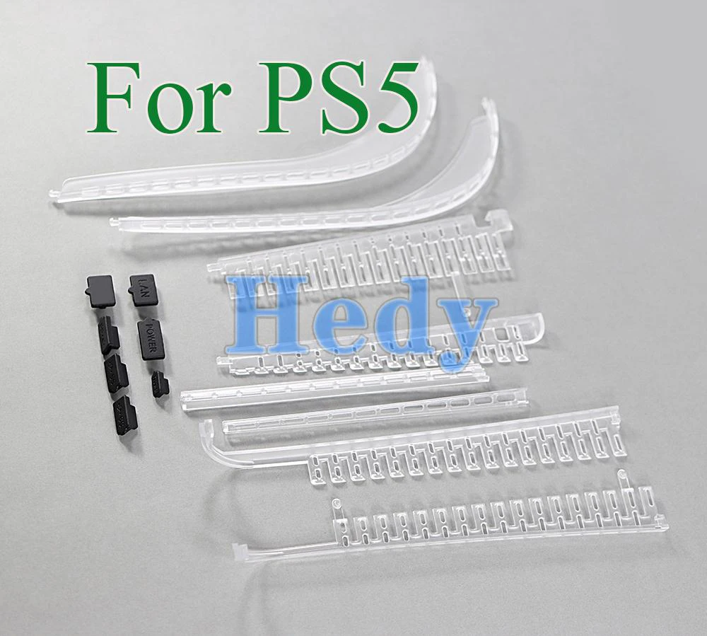 10 juegos de tapones antipolvo de silicona para consola PS5, kits de tapones de cubierta a prueba de polvo, tapas antipolvo de interfaz USB para Playstation PS5 Slim - imagen 4