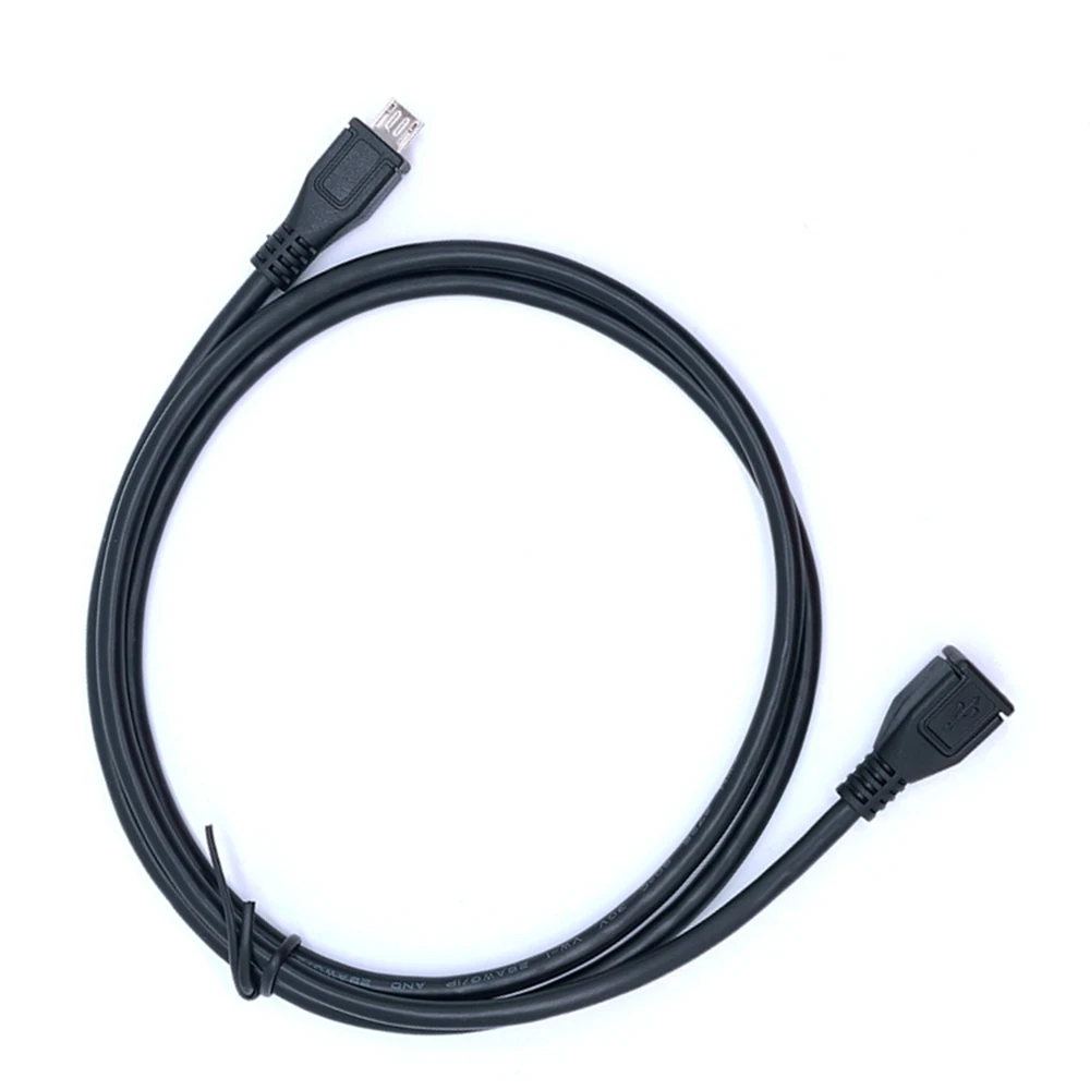 Conector Micro-USB de 5 pines Micro USB 2,0 macho hembra a Micro USB 2,0 tipo B Cable de carga extensor macho hembra 100cm - imagen 4