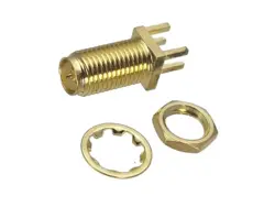 Conector RP-SMA Hembra - Adaptador RF Coaxial con Tuerca para PCB