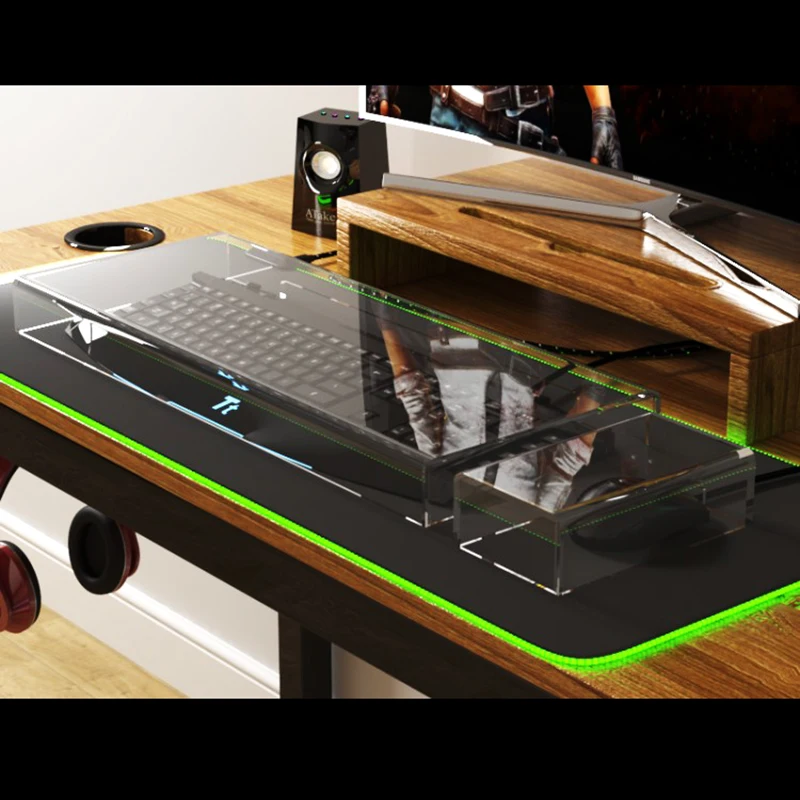 Cubierta acrílica a prueba de polvo para teclado capacitivo, cubierta transparente para teclado mecánico y ratón, nuevo - imagen 4