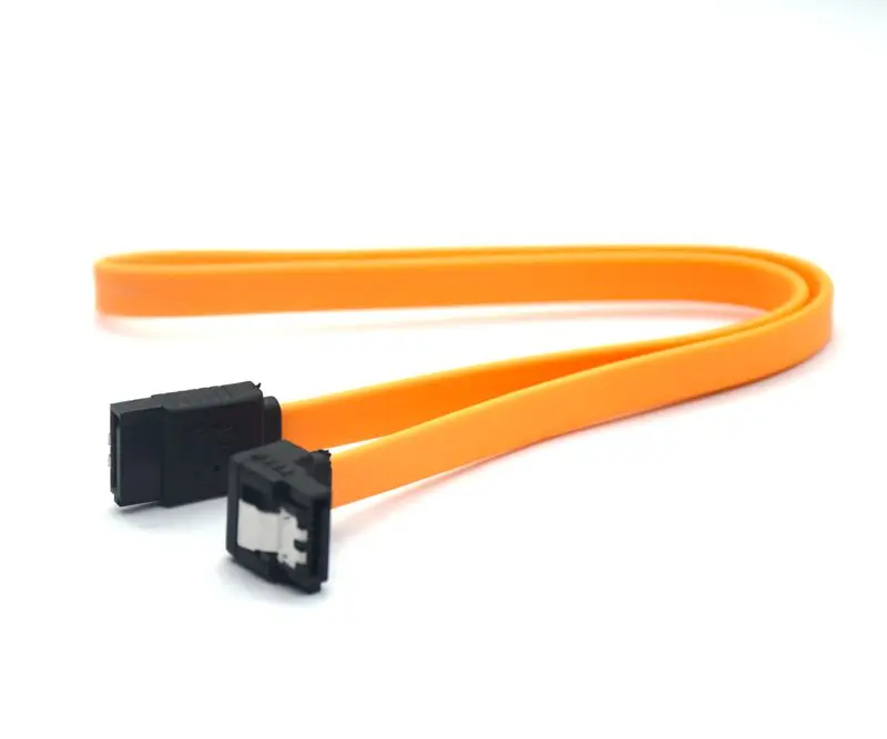 Ecosin2-Cables y conectores de ordenador, dispositivo de 45CM, SATA 3,0 III, SATA3, 6 Gb/s, SSD, Cable de ángulo Directo/recto, Oct14 - imagen 2