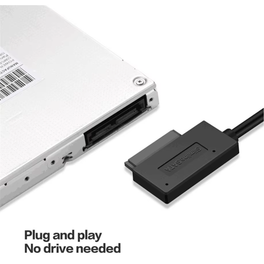 PzzPss Adaptador USB 2.0 a Mini SATA II para Caddy HDD - imagen 2
