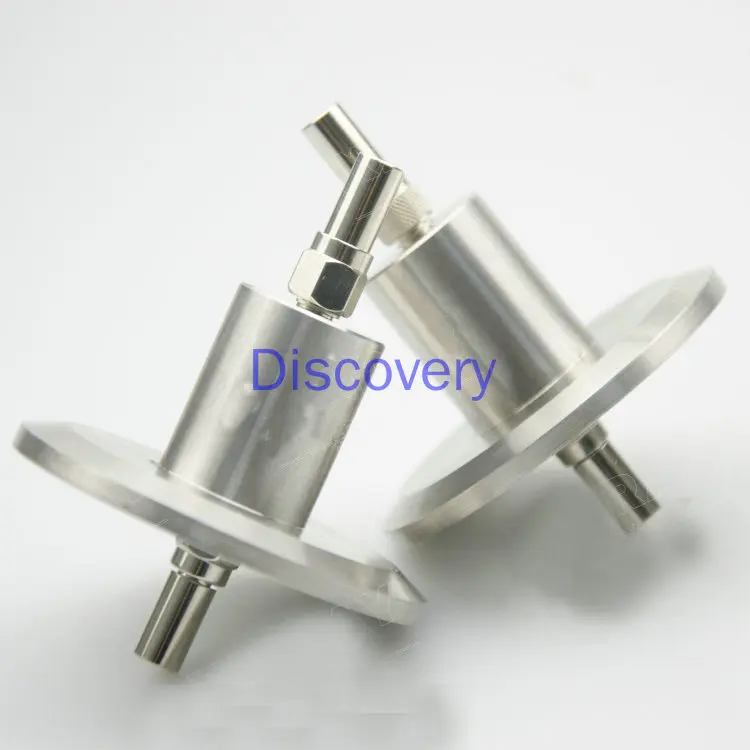 Brida de vacío SMA KF40, brida alimentada por fibra de vacío Ultra alto KF25, brida estándar de vacío CF35