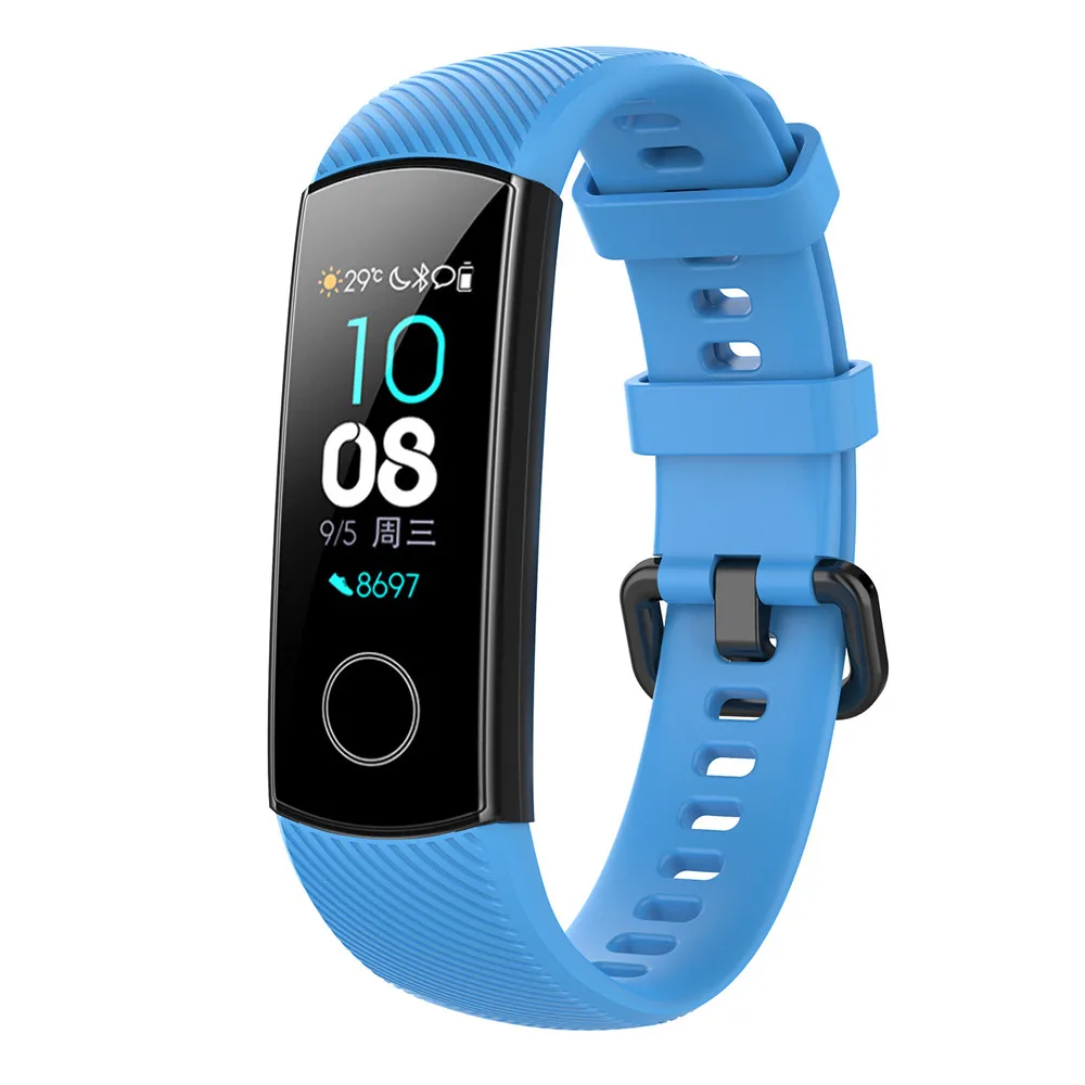 Correa de muñeca de silicona para Huawei Honor Band 5/4, pulsera para Honor Band 4/5 - imagen 4