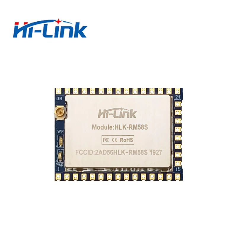 HLK-RM58S wifi Android IOS 2,4G/5G + BLE 4,2 módulo WIFI inalámbrico uart serial con CPU RISC de 32 bits RM58S - imagen 5