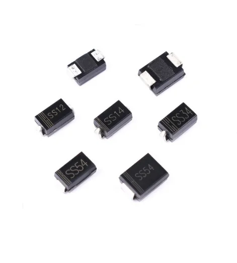 100 unids/lote SS14 SS24 SS34 SS54 SMA 1N5819 SR240 1N5822 1N5824 DO-214AC chip de diodo rectificador schottky SMD nuevo - imagen 4