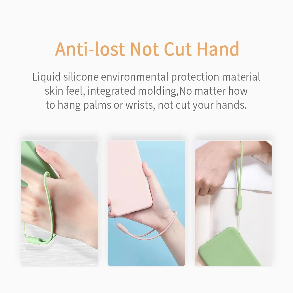 Essager-cordón de muñeca para iPhone, Xiaomi, Samsung, Correa Universal para teléfono, unidad Flash USB, cámara, llavero de silicona - imagen 3