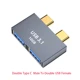 Type C To Dual USB