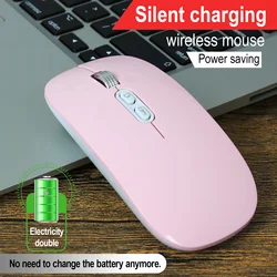 Ratón Inalámbrico Ultraligero Silencioso Recargable Ergonómico