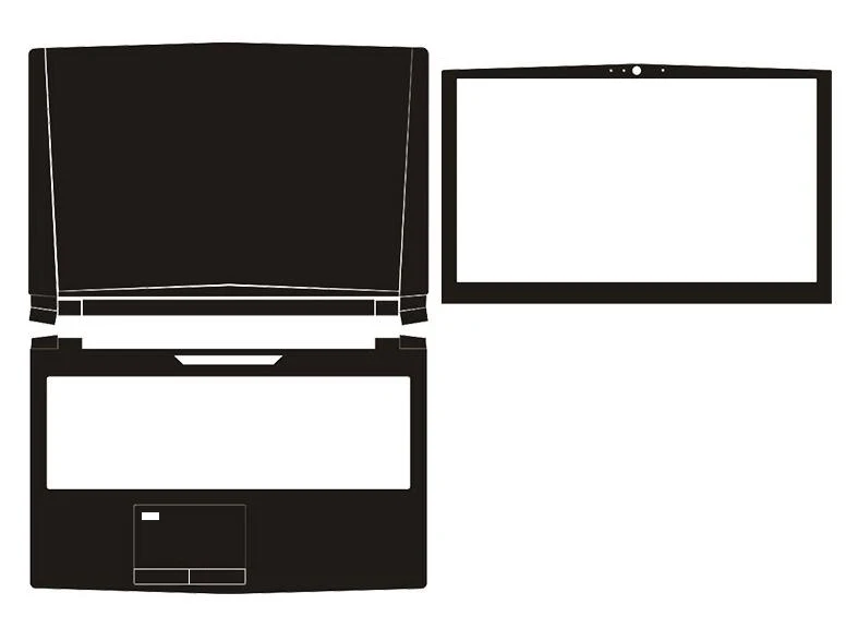 Pegatinas de piel de 3 piezas, cubierta completa para Sager NP9758 Clevo P750DM P753DM/NP9778 P770DM/NP9773 P770ZM P773DM/NP9155 P750TM1 P750TM - imagen 2