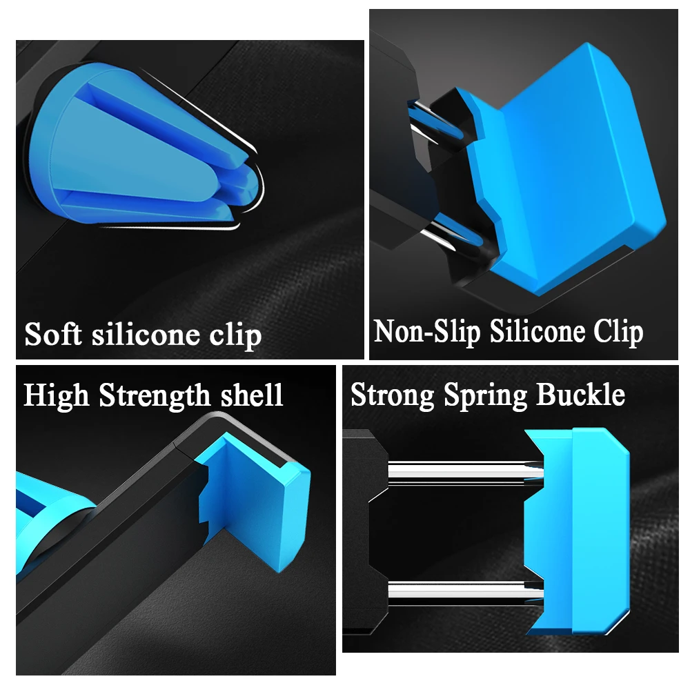 Soporte de gravedad para teléfono en coche, Clip de montaje de ventilación de aire portátil, accesorios para teléfono móvil, soporte Universal para smartphone - imagen 3