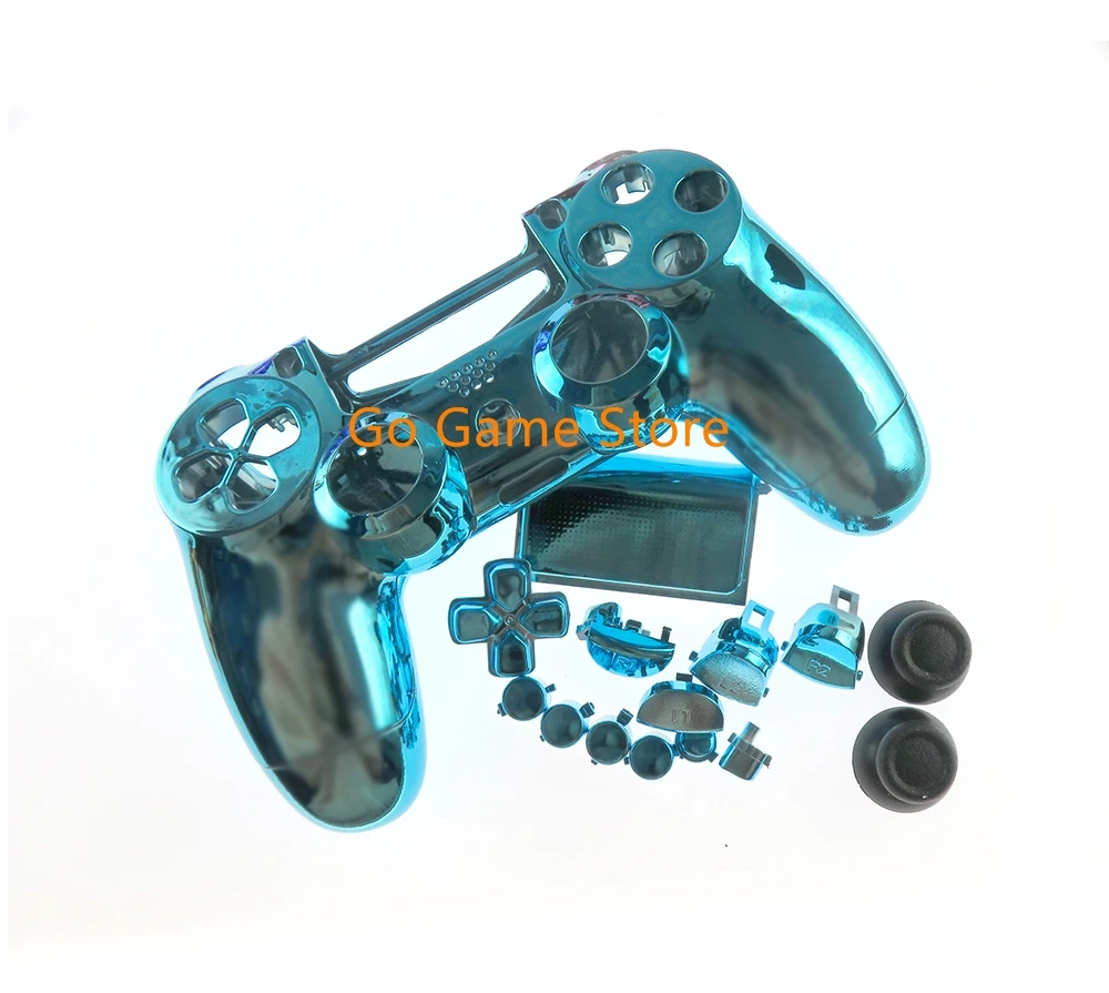 6 juegos para PS4 PRO 4,0 V2 JDS040 controlador carcasa cromada funda botón Mod Kit - imagen 4