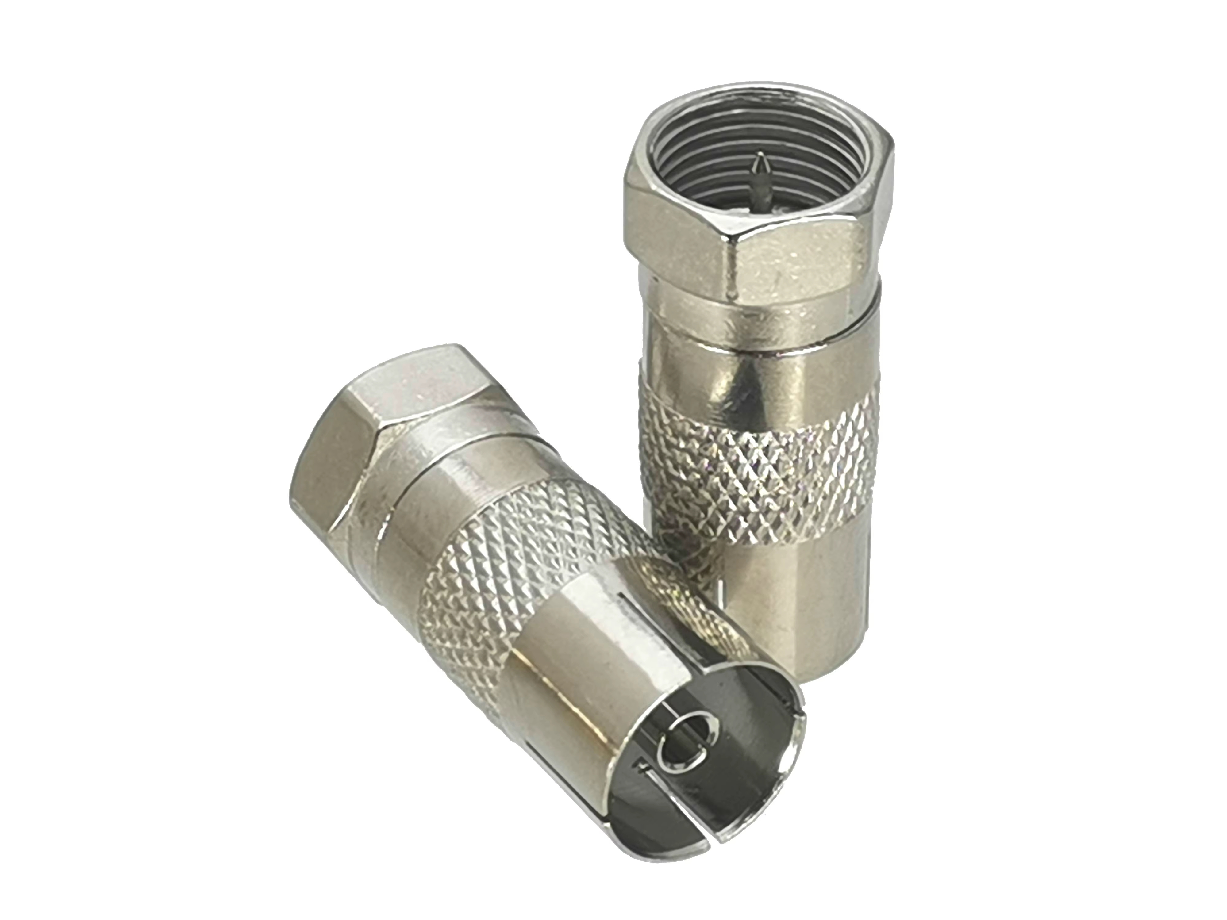 Adaptador Coaxial F TV a IEC PAL DVB-T - Conector Macho/Hembra 50 Ohm - imagen 3