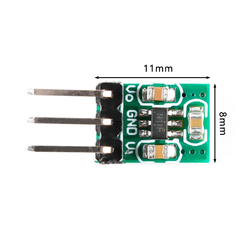 Mini convertidor reductor y elevador de CC 2 en 1, 1,8 V-5V a 3,3 V, Wifi, compatible con Bluetooth, ESP8266, HC-05, CE1101, módulo LED - imagen 3