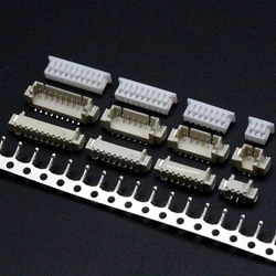 Juego de conectores JST 1.25mm SMD vertical/horizontal 2P a 12P