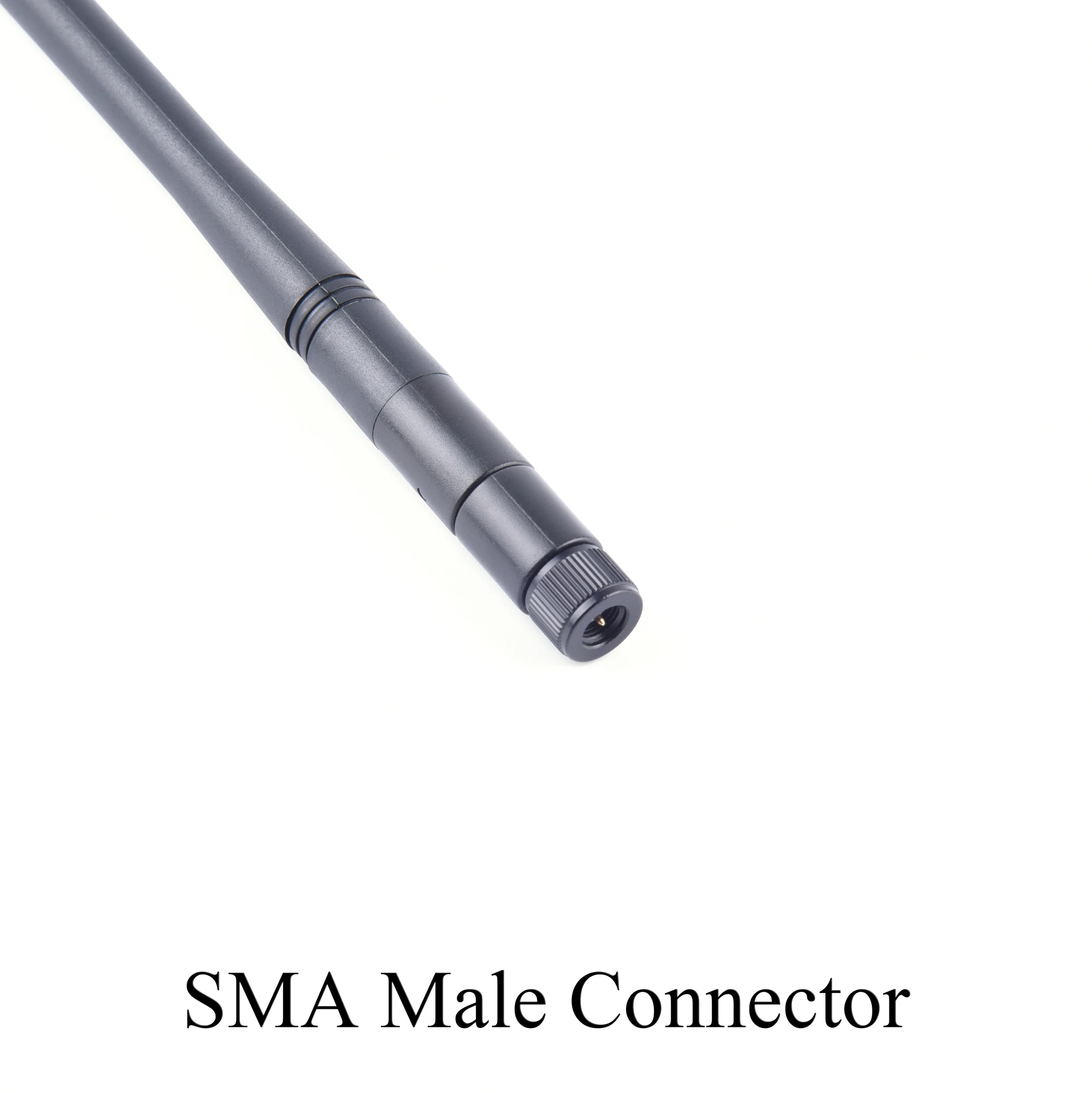 Un conector masculino de SMA negro SMA