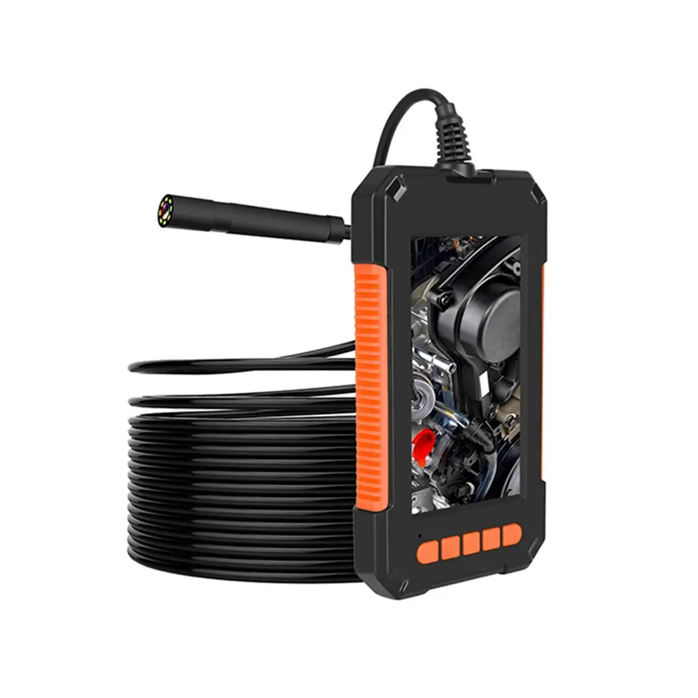 Endoscopio Industrial P40 de doble lente, cámara de inspección Digital LCD de 1080 pulgadas, 4,3 P, Full HD, cable duro, para motor de coche, drenaje, 8mm - imagen 3