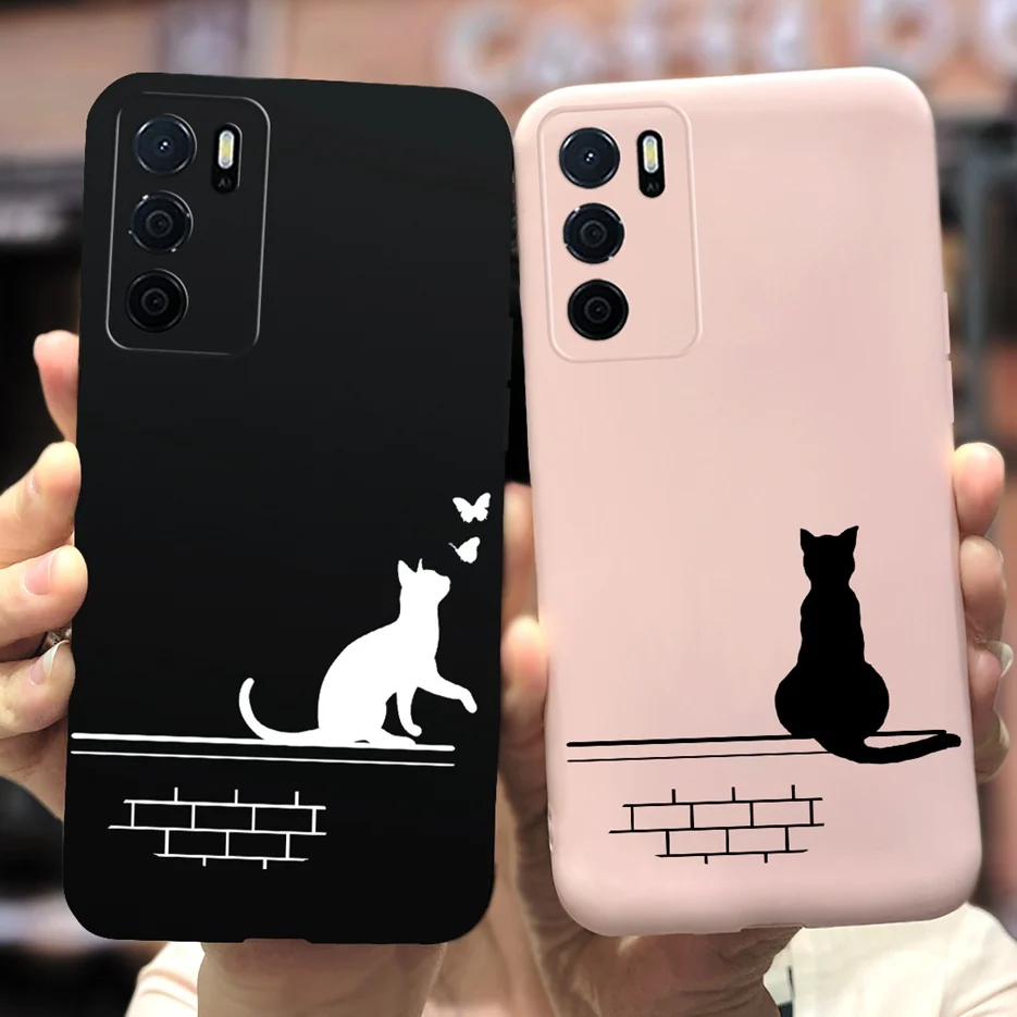 Para Oppo A54s funda CPH2273 Linda cubierta pintada de caramelo silicona suave TPU Fundas funda de teléfono para Oppo A54s A 54 s OppoA54s contraportada - imagen 3