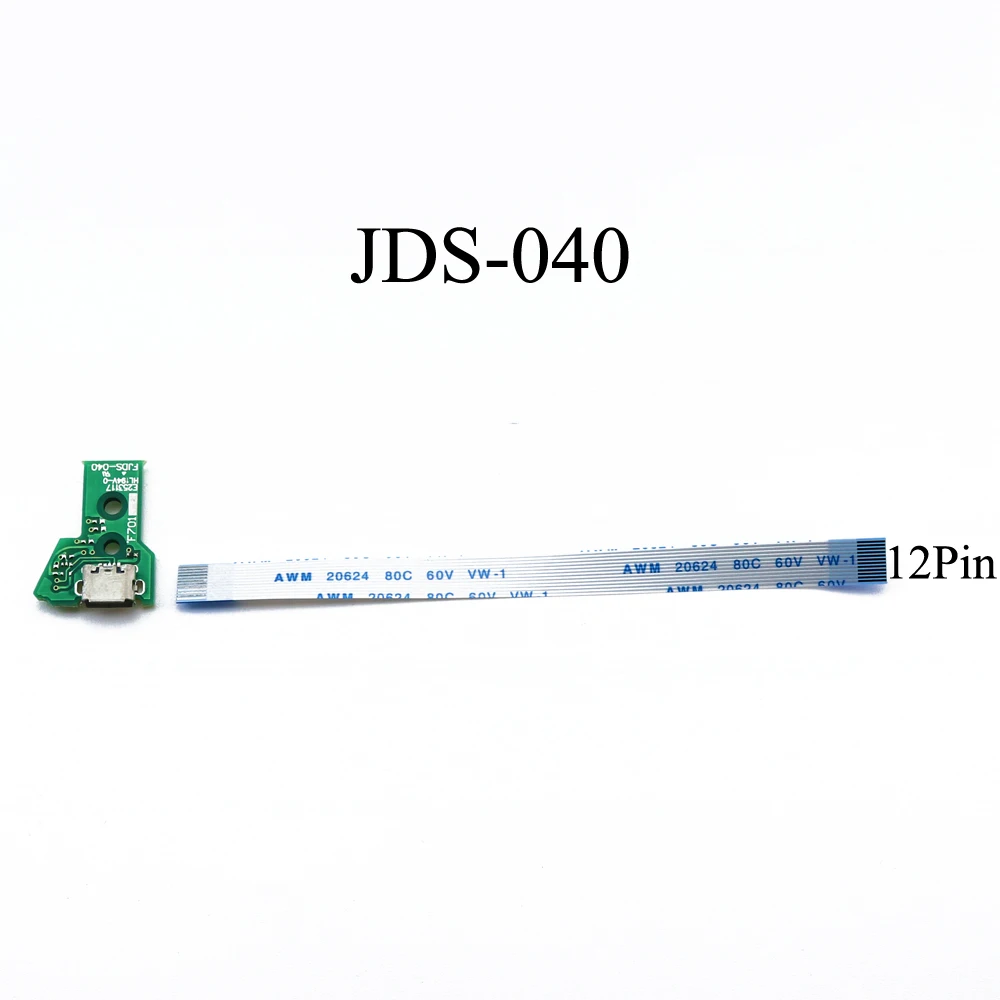 YuXi placa de circuito de enchufe de puerto de carga USB, conector para controlador PS4, 12 Pines, JDS 011, 030, 040, 055, 14 pines, 001 - imagen 3