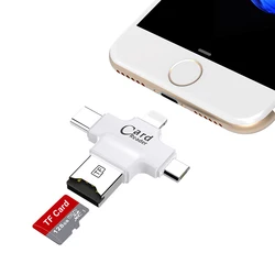 Lector MicroSD/TF USB-C - Adaptador de memoria para iPhone y Android