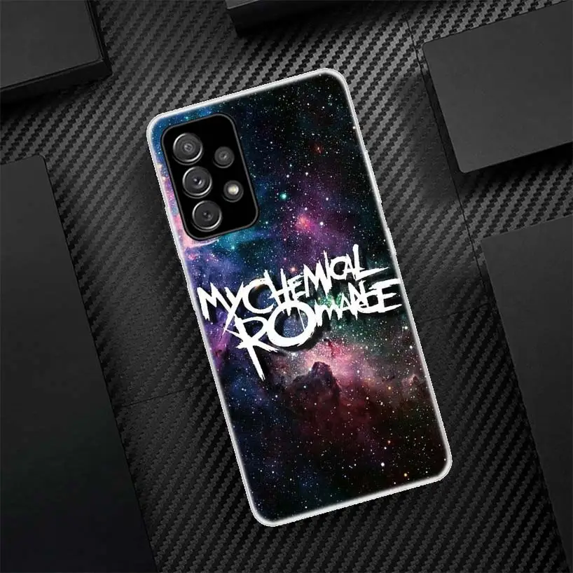 Funda de teléfono de silicona My Chemical Romance MCR para Samsung Galaxy A54, A52, A53, A14, A12, A13, A24, A22, A23, A34, A32, A33, A04S, A02S, A03 - imagen 4