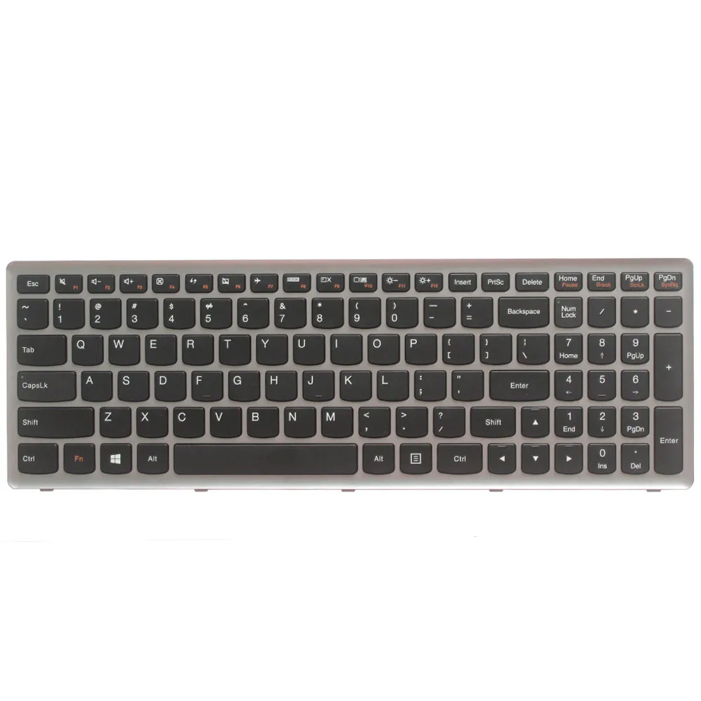 Teclado Lenovo Ideapad Z710 Layout US Repuesto Original para Portátil