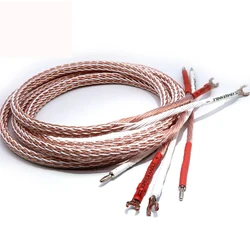 Cable Banana Spade Alta Gama Profesional Conexión para Altavoces HiFi